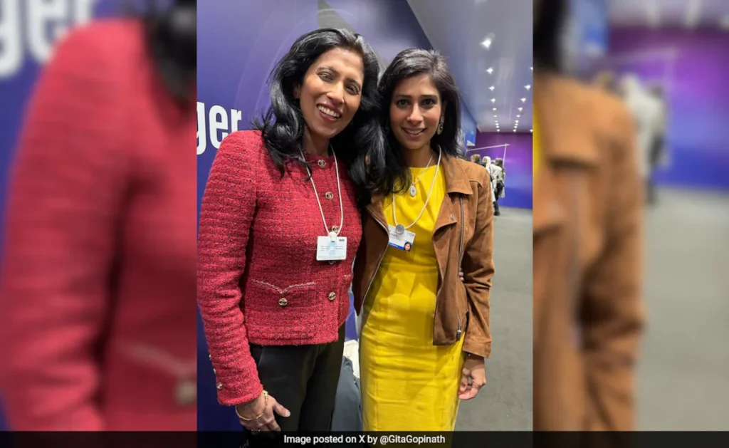 IMF Deputy Managing Director Gita Gopinath and Chanel CEO Leena Nair met at the World Economic Forum in Davos.