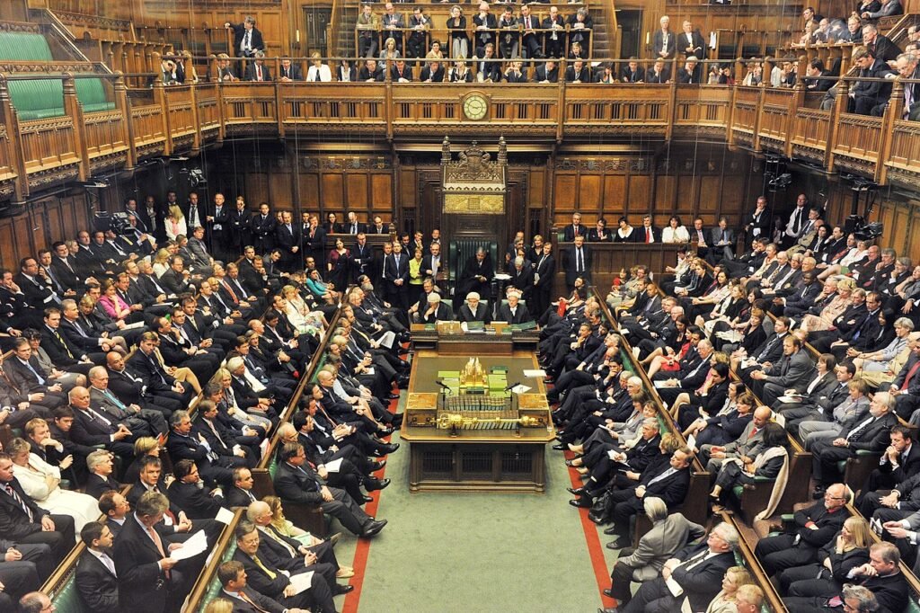 A vote on the Israel-Hamas war triggered chaos in the UK’s House of Commons with the Scottish National Party walking out in protest and Prime Minister Rishi Sunak’s Conservatives also refusing to cast their ballots.